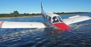 Awionetka wylądowała w wodzie. Dramatyczne nagranie z Jastarni