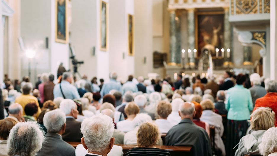 Msza w kościele - zdjęcie poglądowe