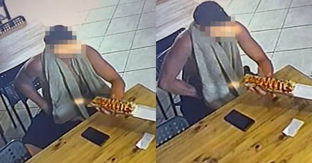 Zjadł zapiekankę. Skandaliczne, co zrobił potem. Reakcja policji