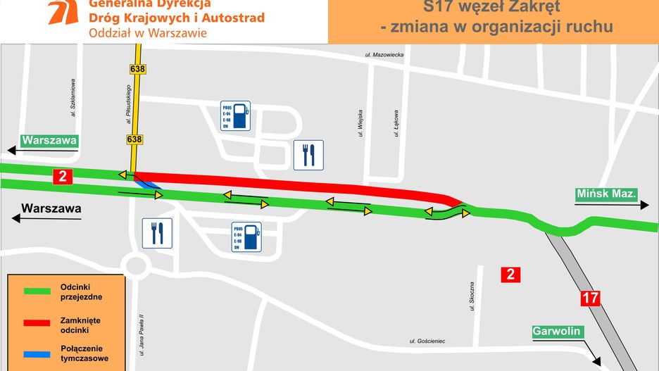 Warszawa. Zmiana organizacji ruchu na Trakcie Brzeskim