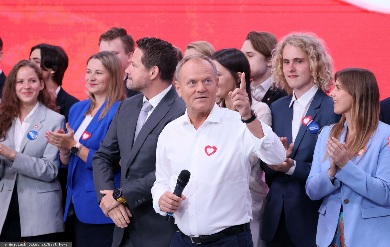 Donald Tusk komentuje wynik wyborów do PE