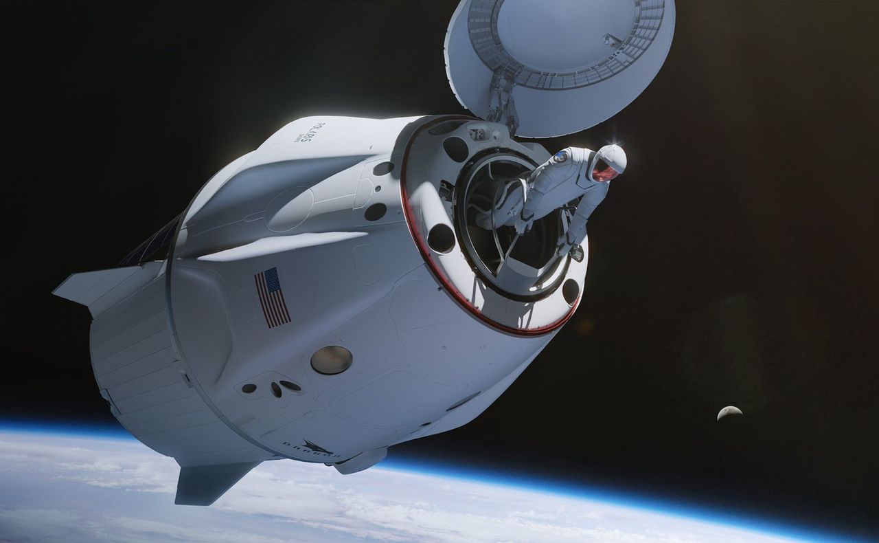 SpaceX startet ersten privaten Weltraumspaziergang auf Rekordhöhe