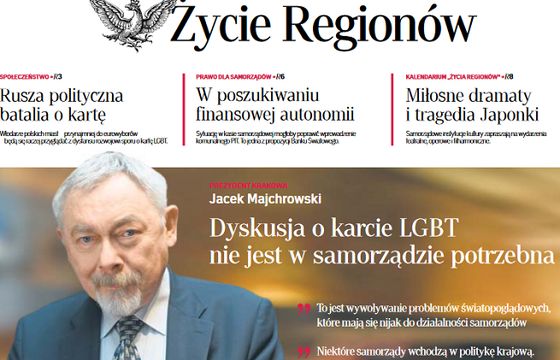 „Rzeczpospolita Życie Regionów” wraca do głównego grzbietu „Rzeczpospolitej”