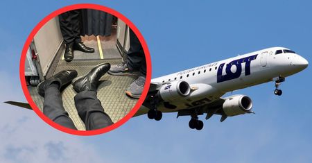 Wstrząsające zdjęcie. Skandal w samolocie LOT. "Bardzo przepraszamy"