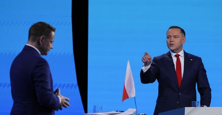 W kółko powtarzał jedno określenie. Tak Nawrocki chciał uderzyć w Trzaskowskiego