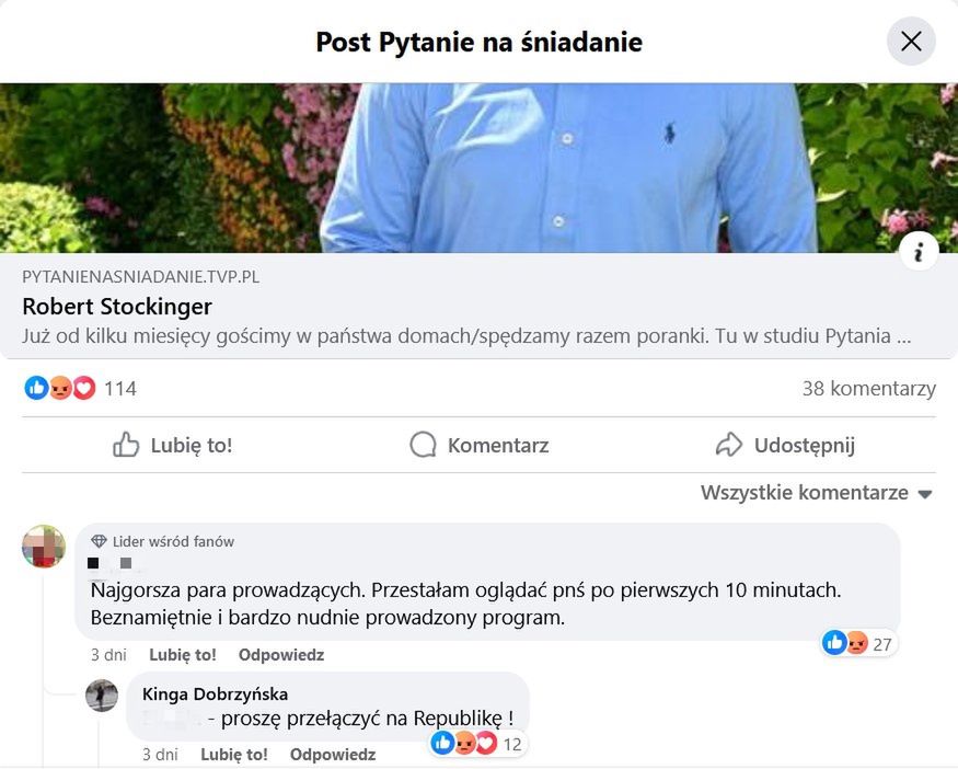 Kinga Dobrzyńska stanowczo odpisała na negatywne komentarze