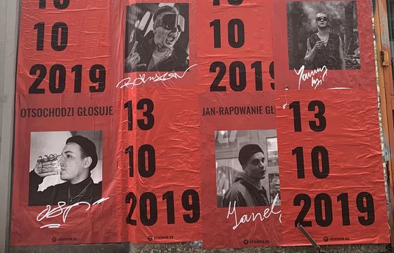 Taco Hemingway, Peja, Sokół, Żabson i Borixon w akcji zachęcającej do udziału w wyborach parlamentarnych