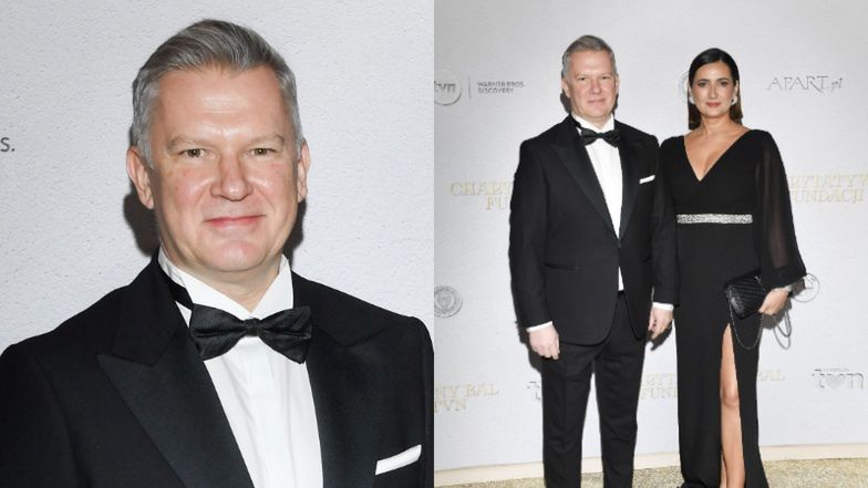Grzegorz Kajdanowicz pomaszerował z ukochaną na Bal Fundacji TVN