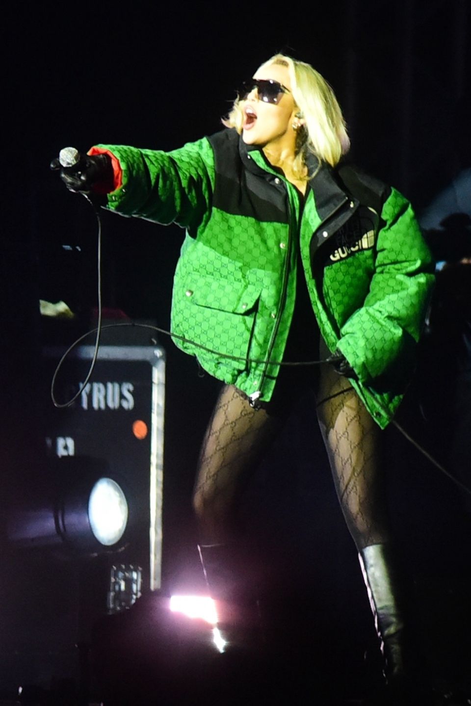 Miley Cyrus na koncercie w Sao Paulo