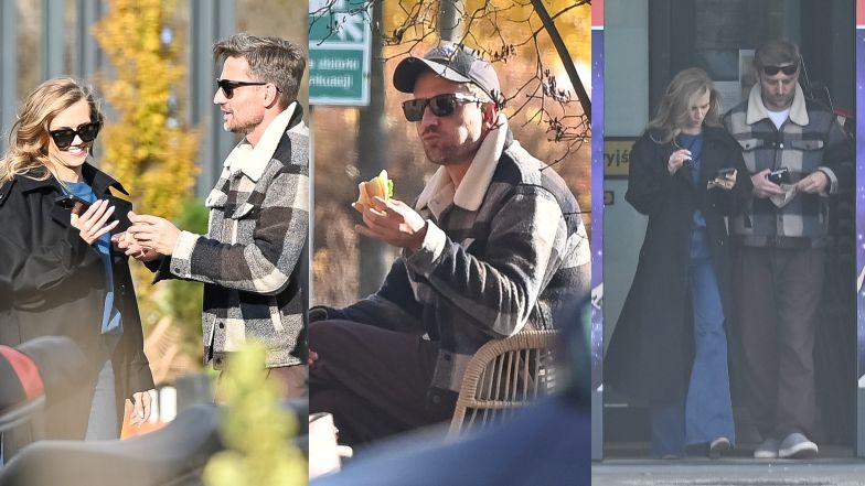 Wspólny dzień Agnieszki Kaczorowskiej i Marcina Rogacewicza