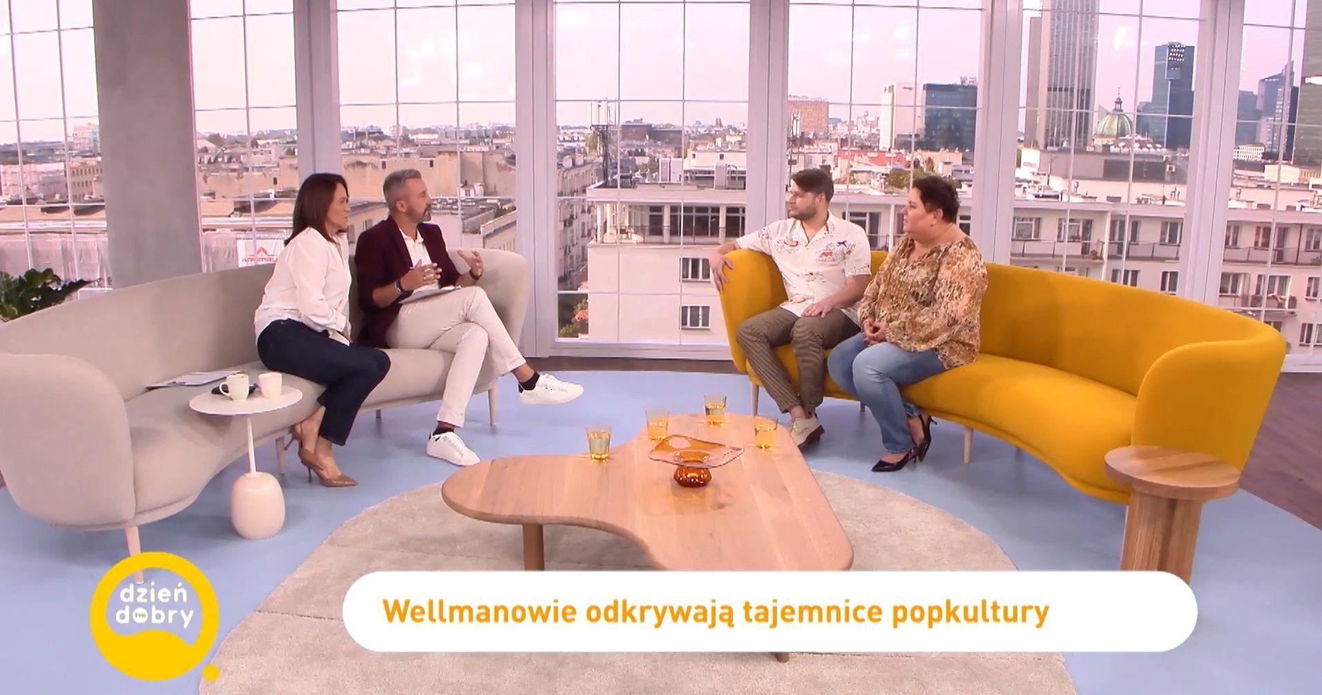 Dorota i Jakub Wellmanowie w programie "Dzień dobry TVN"