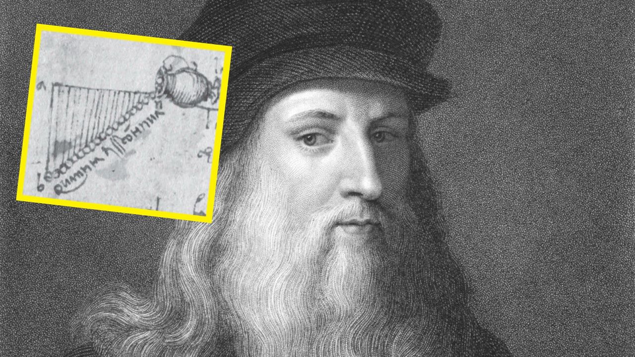 Leonardo da Vinci badał grawitację 100 lat przed Newtonem