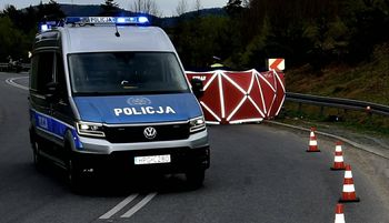 Straszna śmierć w majówkę. Na jezdni leżał żwir. Tragedia