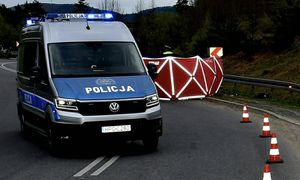 Straszna śmierć w majówkę. Na jezdni leżał żwir. Tragedia
