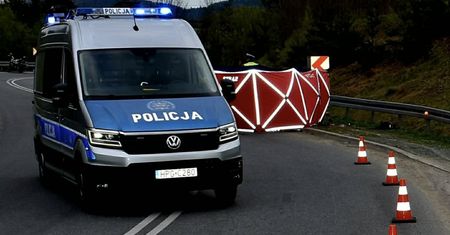 Straszna śmierć w majówkę. Na jezdni leżał żwir. Tragedia
