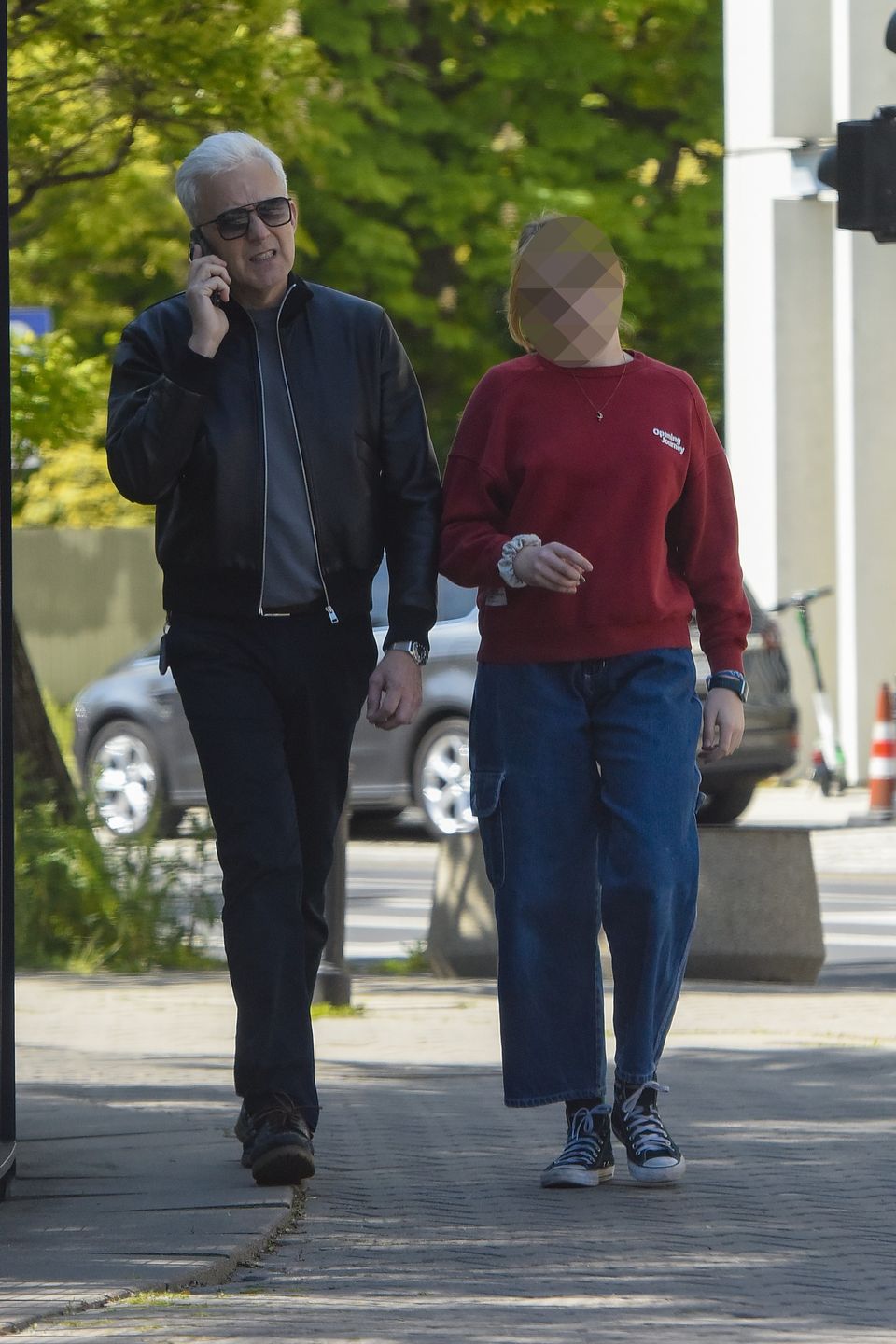 Hubert Urbański z córką