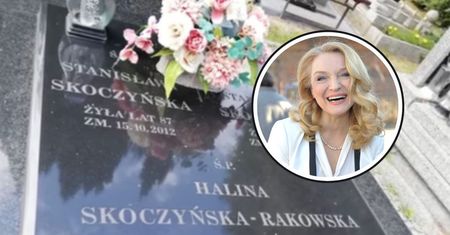 Tak wygląda grób Haliny Skoczyńskiej. Grała babcię w "Rodzince.pl"