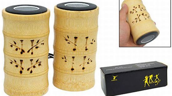 Bambusowe głośniki 1