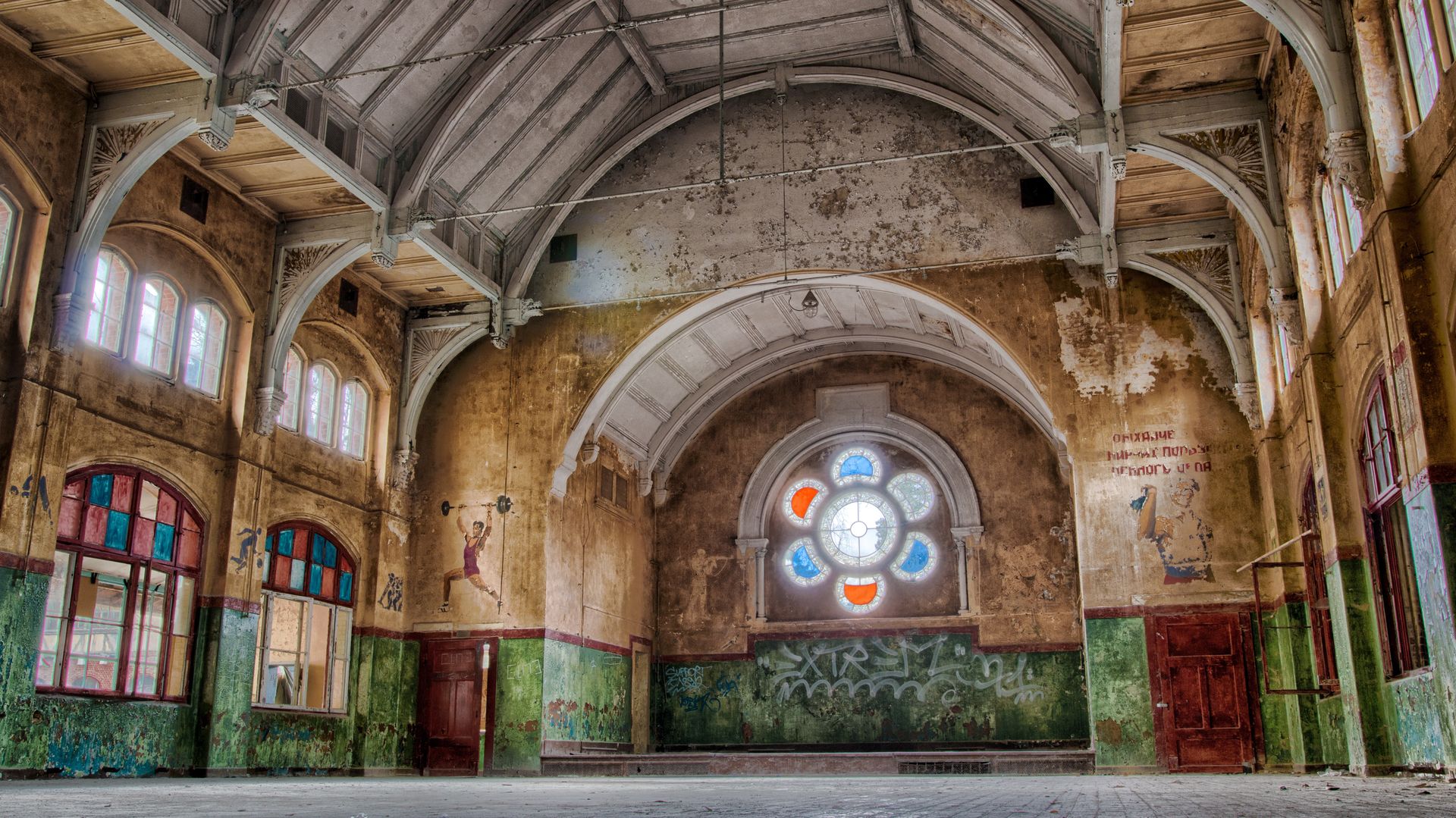 Beelitz Heilstätten jest opuszczone, ale wciąż widać ślady dawnej świetności