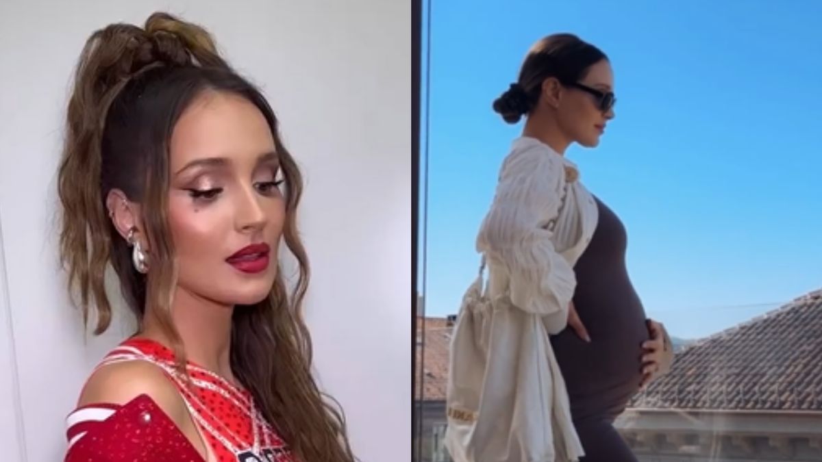 Marina nadaje znad basenu i rozprawia się o ciążowej mgle. "Zapomniałam włożyć do walizki wszystkich ubrań Liama"