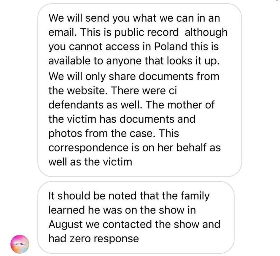 Dominic D'Angelica w rejestrze przestępców seksualnych. Fundacja komentuje