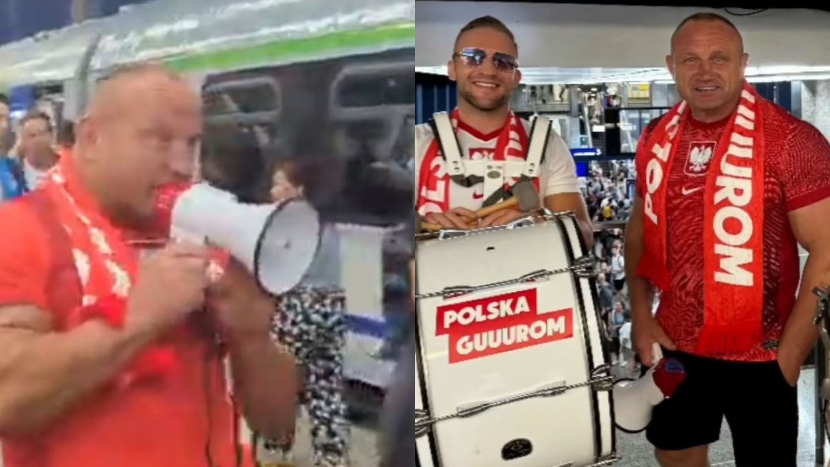 Pudzianowski przejął dworzec PKP w stolicy. Co za sceny!