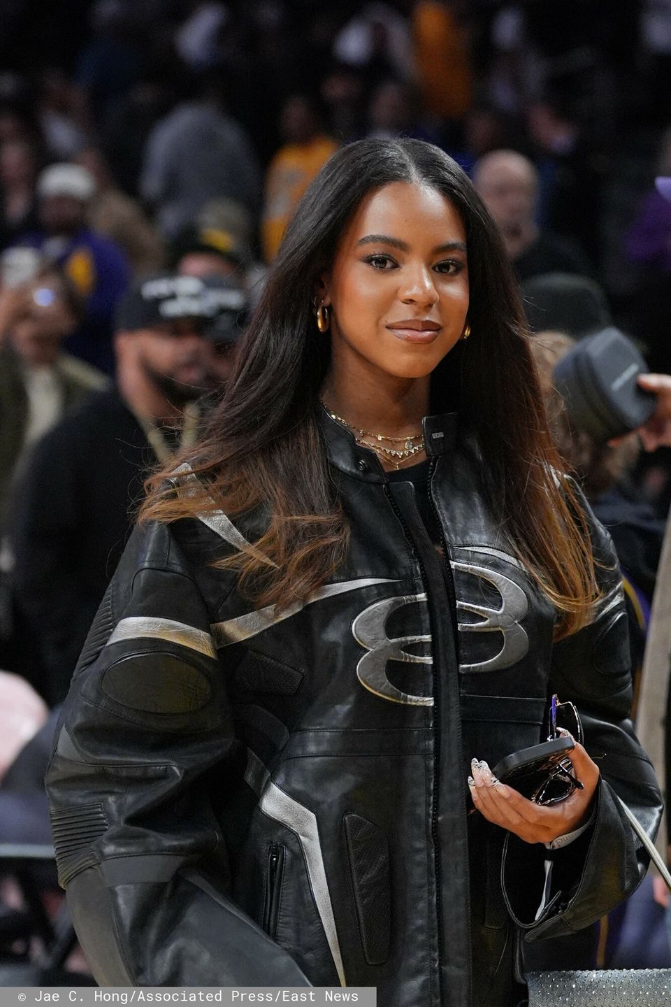 Blue Ivy Carter na meczu NBA