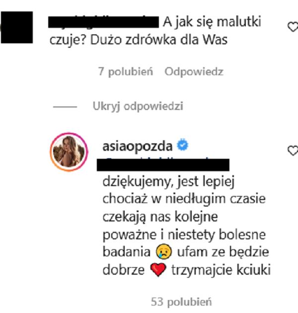 Komentarz i odpowiedź Joanny Opozdy