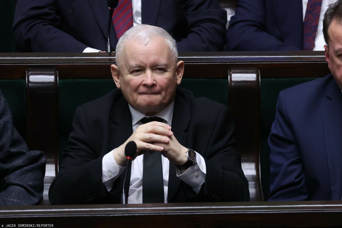Jarosław Kaczyński w Sejmie 
