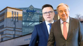 "To nie była rozmowa o pracę". Hołownia spotkał się z Guterresem