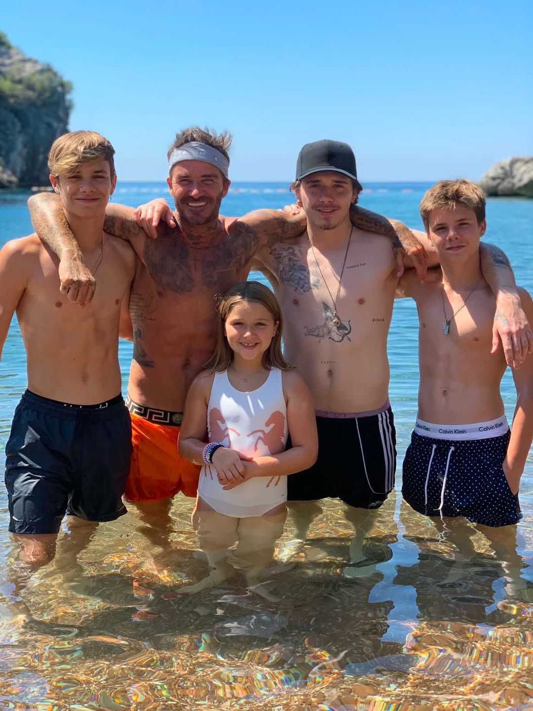 David Beckham świętuje Dzień Ojca