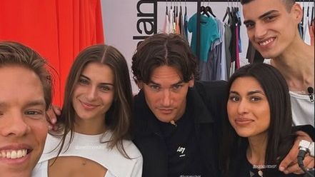 Emilia Weltrowska i Michał Kot z "Top model" (w środku)