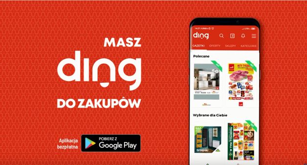 „Masz Ding do zakupów" - nowa aplikacja  serwis z gazetkami sklepowymi promuje się kampanią