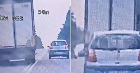 22-latek z ciężarówki przesadził. Wyjechał wprost pod osobówkę