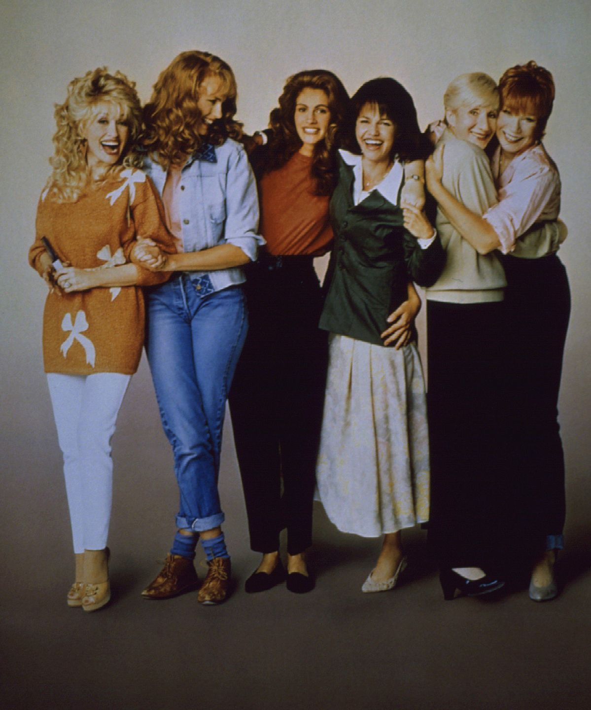 Na zdjęciu Dolly Parton w filmie &#34;Stalowe magnolie&#34;