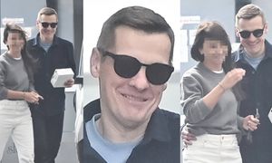 TYLKO NA PUDELKU: Uradowany Marcin Mroczek snuje się po Warszawie u boku NOWEJ PARTNERKI (ZDJĘCIA)