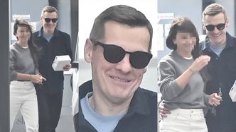 TYLKO NA PUDELKU: Uradowany Marcin Mroczek snuje się po Warszawie u boku NOWEJ PARTNERKI (ZDJĘCIA)