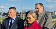Konferencja prasowa Lewicy Płock dotycząca rozbudowy dróg