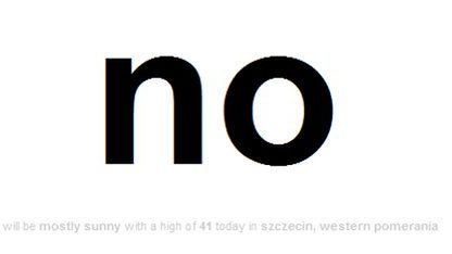 Upragniona lakoniczność prognozy pogody 1