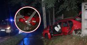 Była 2 w nocy. Wpadł oplem w słup i ogrodzenie. Pijany obcokrajowiec uciekł