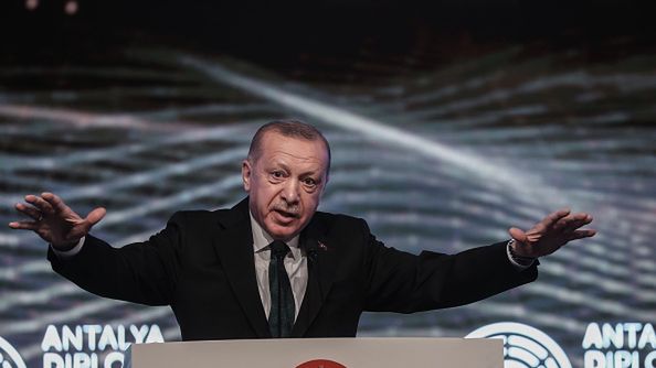 Prezydent Turcji Recep Tayyip Erdogan 