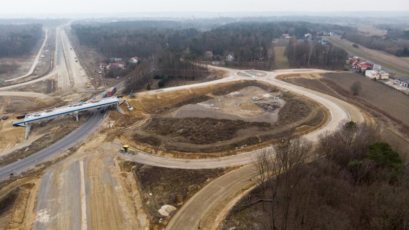 Budowa węzła Kraśnik Północ w ciągu S19 i DK19