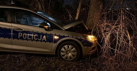 Radiowóz z nastolatkami rozbity na drzewie. Jest akt oskarżenia