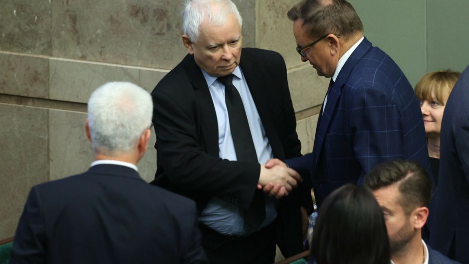 Jarosław Kaczyński w Sejmie