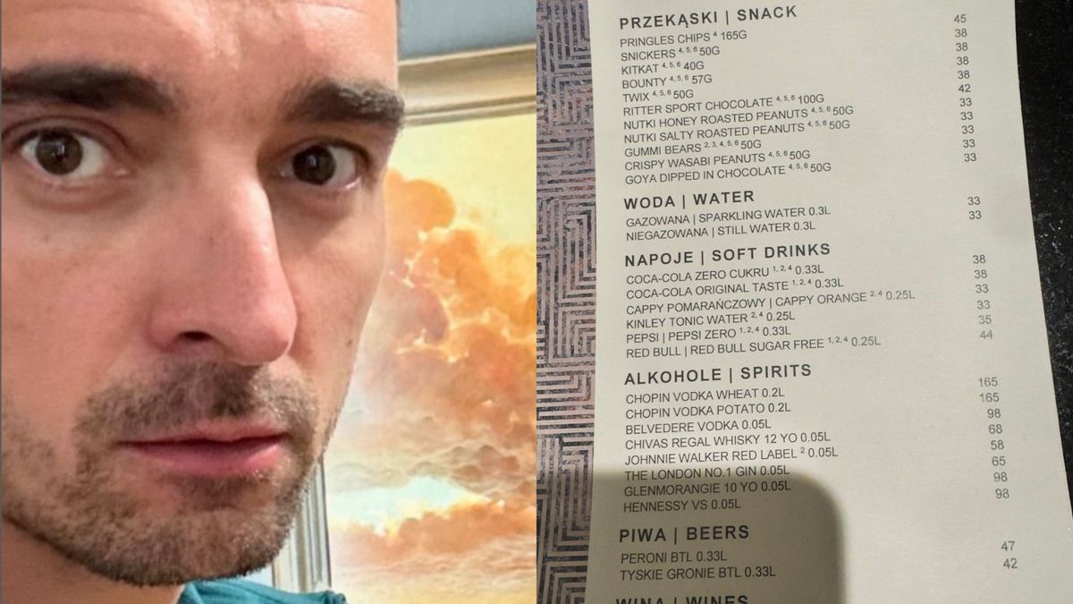Ceny z minibaru zszokowały sportowca