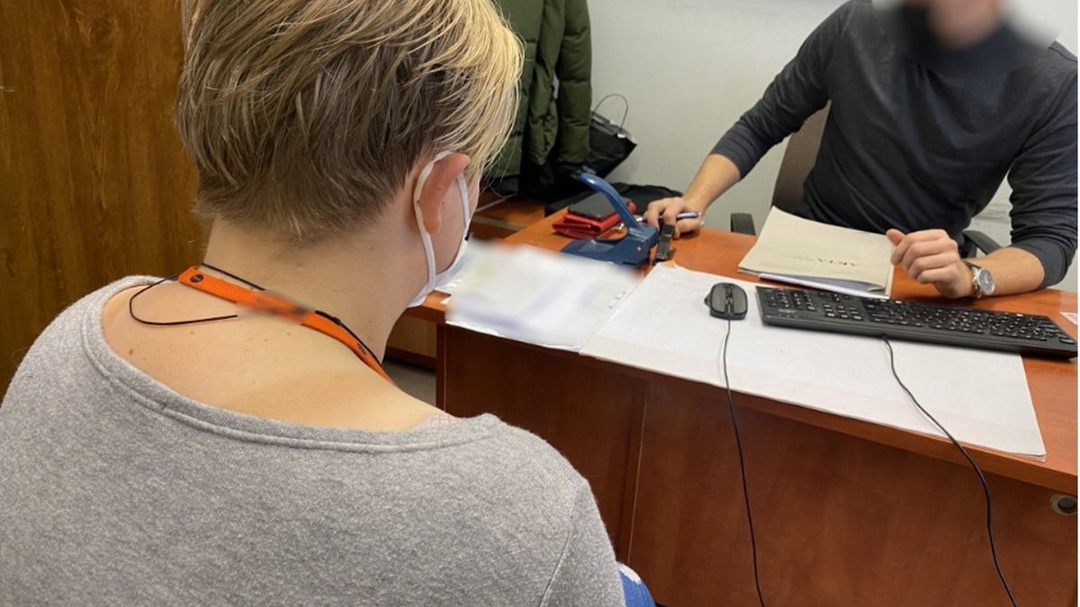 Kobieta została zatrzymana przez policję