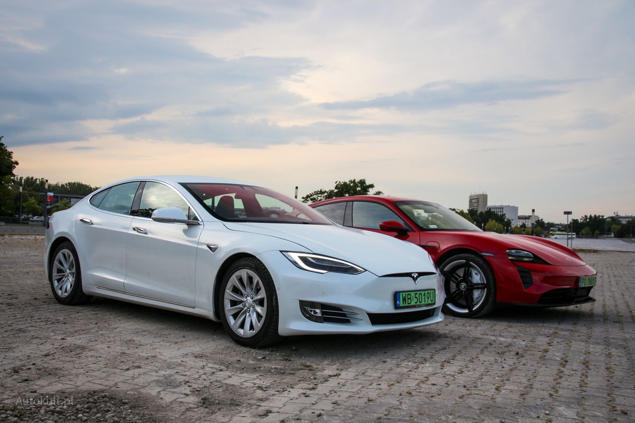 Tesla Model S czy Porsche Taycan?