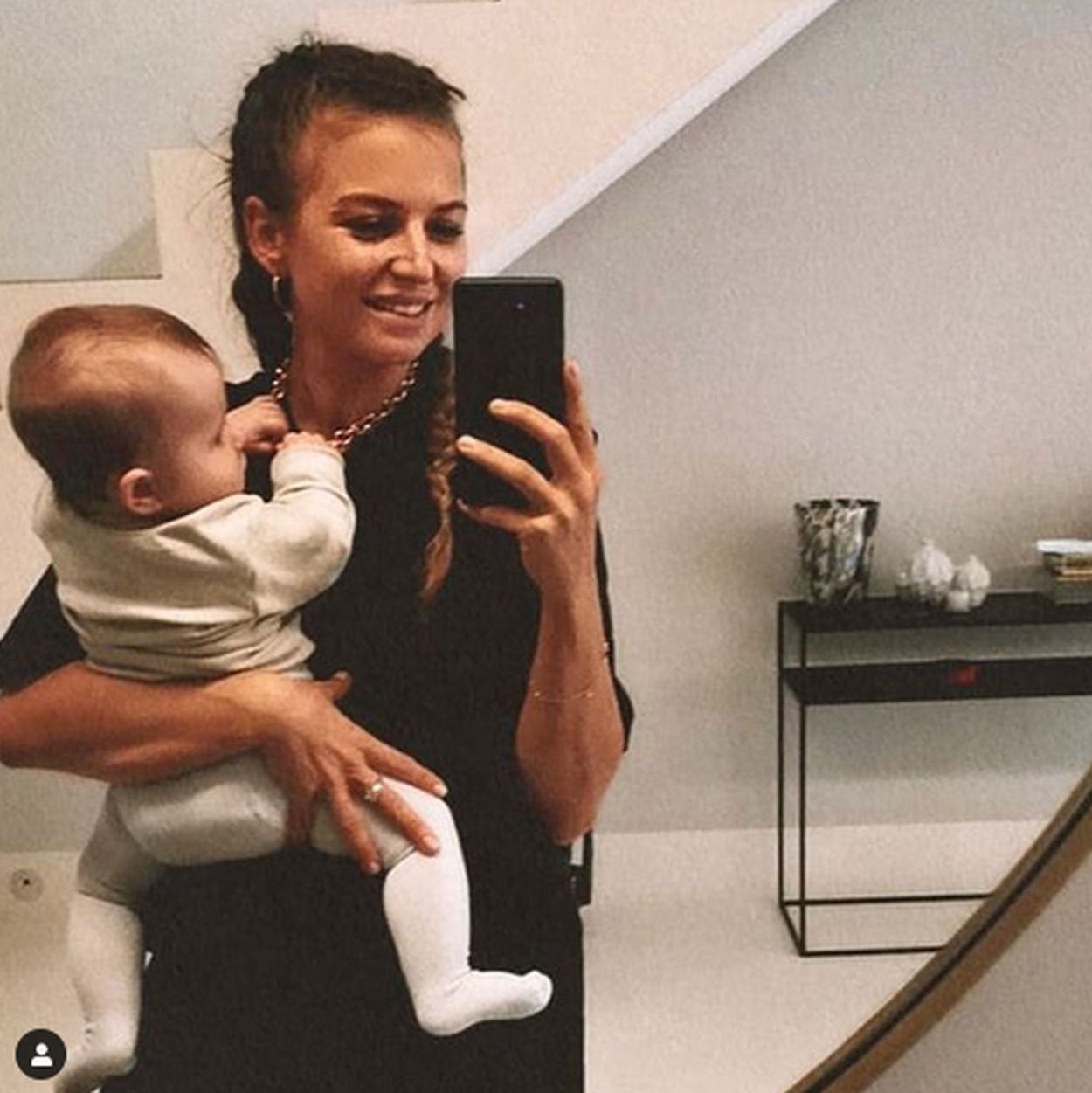 Anna Lewandowska z córką Laurą