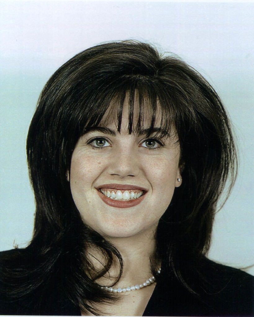 Monica Lewinsky as a White House employee