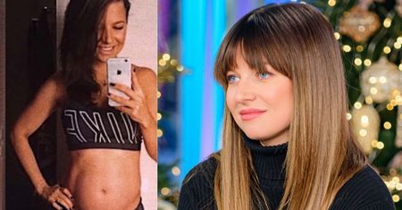 Uśmiechnięta Anna Lewandowska porównuje brzuszki z poprzedniej i obecnej ciąży (FOTO)
